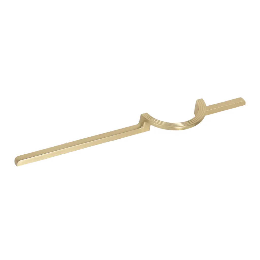 Ручка меб. скоба мет. ELEGANCA 256, брашированное золото, AKS