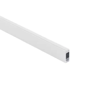 Штанга гардеробная прямоуг. FAME LUMI L-1000 с демпфером, белый матовый AKS