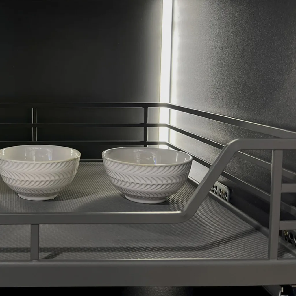 Выдвижная корзина 600 FOCUS, графит PRIME by AKS