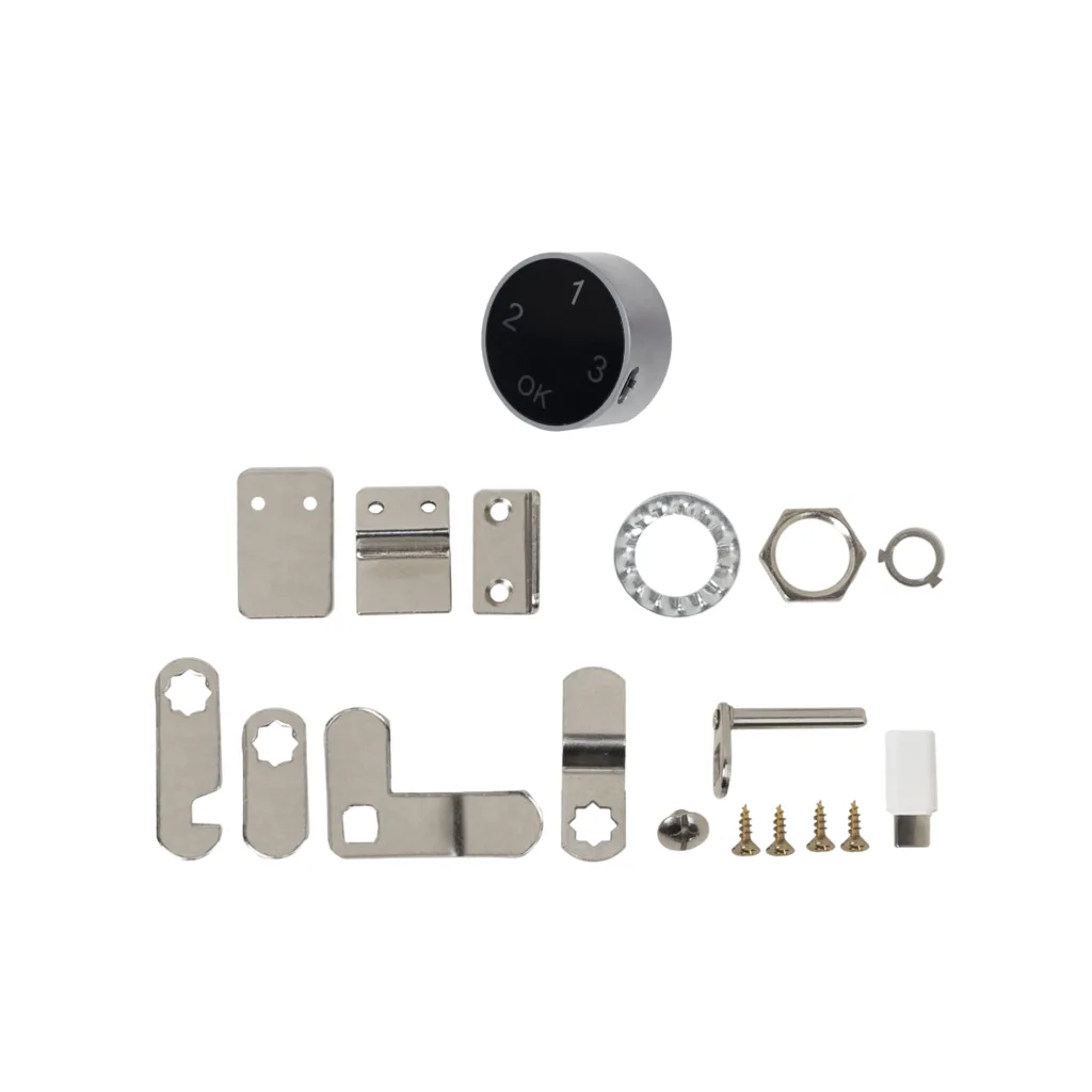 Замок мебельный, электронный, кодовый, 103, D41mm, PRIME by AKS