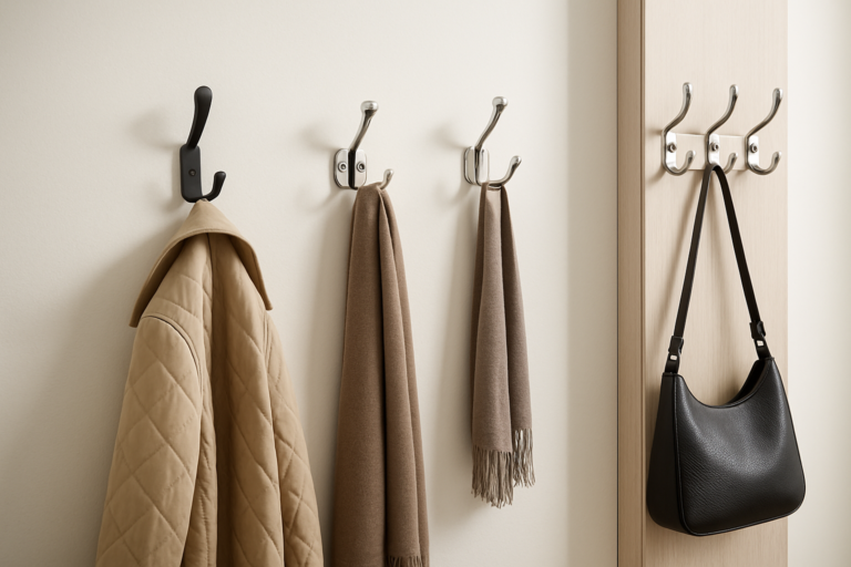 Как выбрать крючок для одежды: в прихожую, шкаф или вешалку