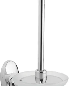 Туалетный ершик, сталь + стекло, хром Ledeme L3310