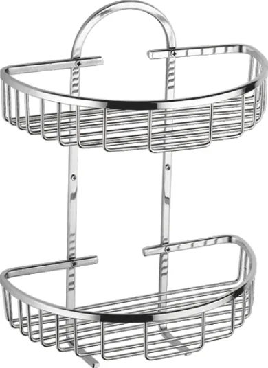 Полка в ванную - корзина, сталь, хром Ledeme L339-2