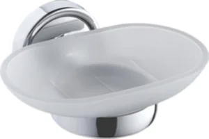 Мыльница, сталь + стекло, хром Ledeme L3502