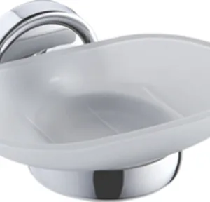 Мыльница, сталь + стекло, хром Ledeme L3502