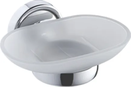 Мыльница, сталь + стекло, хром Ledeme L3502