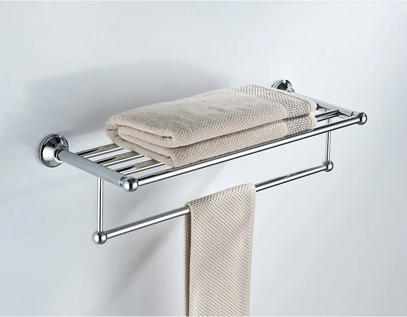 Полотенцедержатель-полка, сталь, хром Ledeme L810