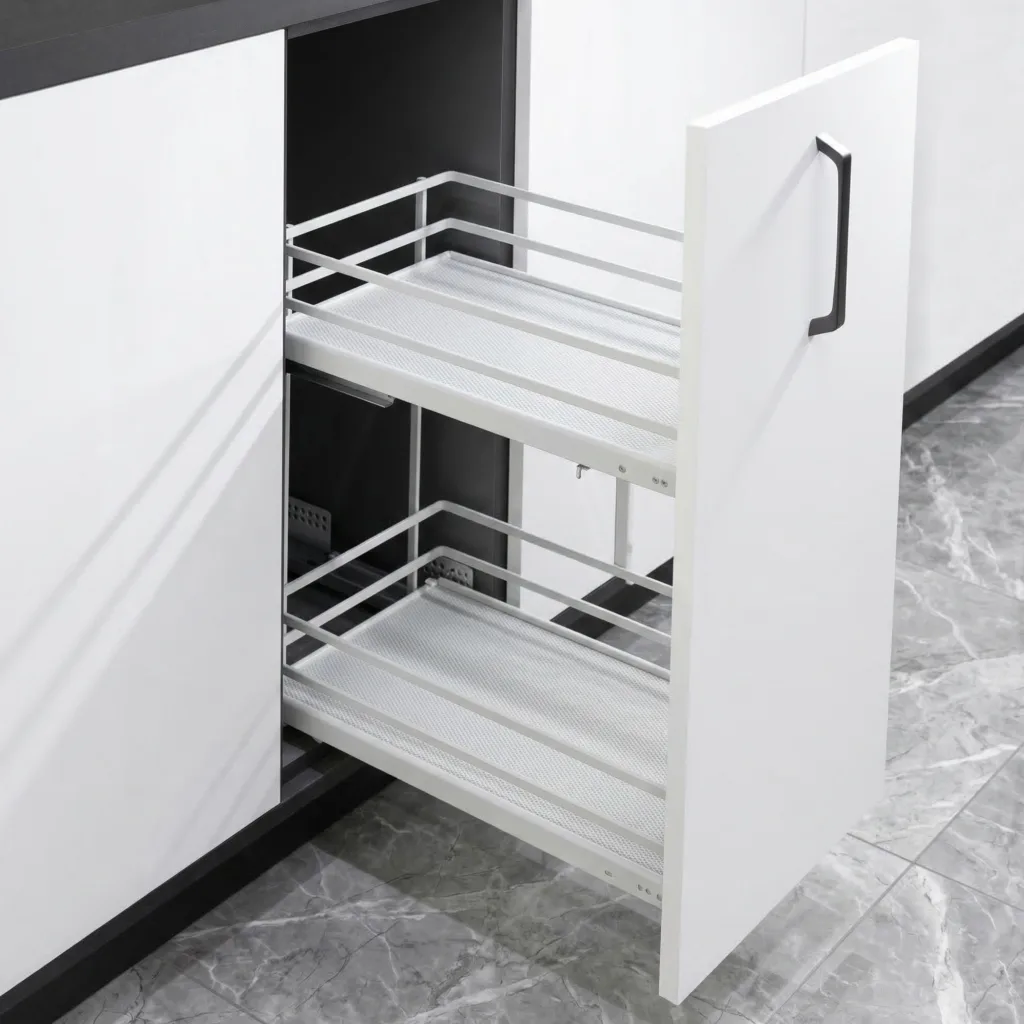 Выдвижная корзина-карго 300 FOCUS, белый PRIME by AKS