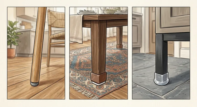 Подпятники для стула, стола и шкафа: где какой вариант удобнее