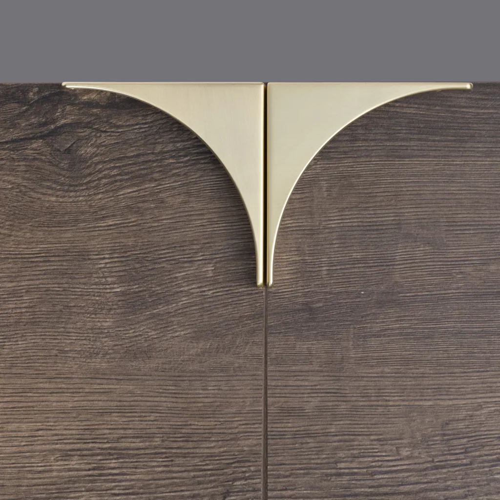 Ручка меб. скоба мет. ANGEL 64, брашированное золото, AKS