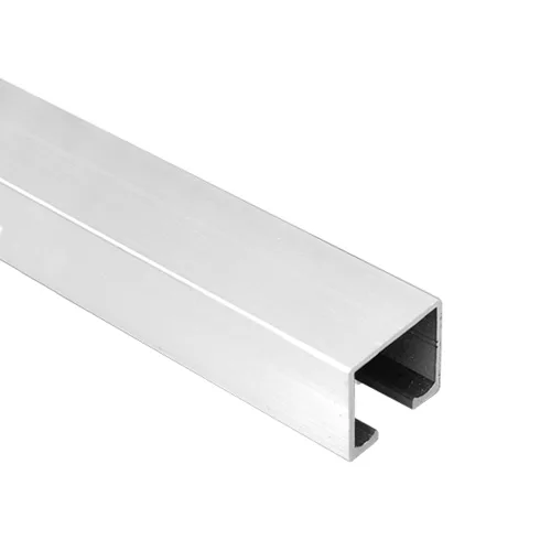 Профиль алюминиевый STANDART, STANFOLD, SLIDE, PORTA GLASS направляющая верхн. L-6000 мм АЛЮТЕХ K-075