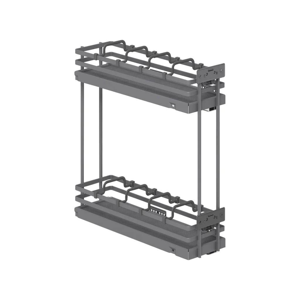 Выдвижная корзина-карго 200 FOCUS крепл.боковое/правое, графит PRIME by AKS