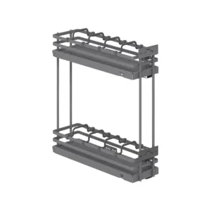 Выдвижная корзина-карго 200 FOCUS крепл.боковое/правое, графит PRIME by AKS