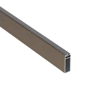 Штанга гардеробная прямоуг. FAME L-3000 с демпфером, латунь браш AKS