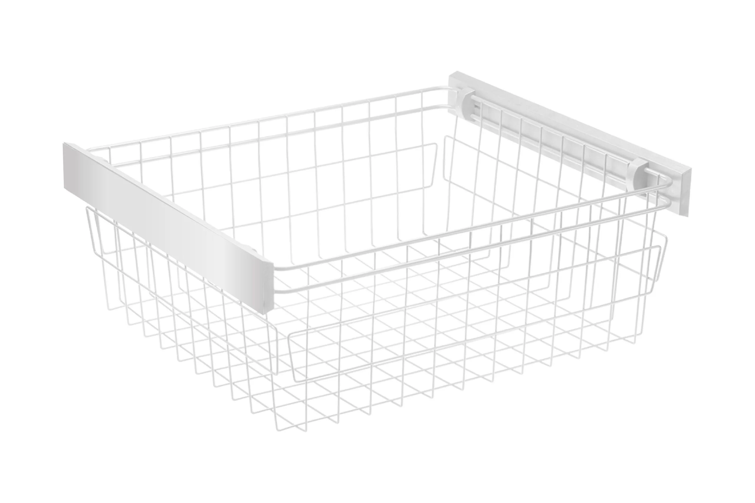 Корзина для белья SMART 600 мм, без направляющих, белый