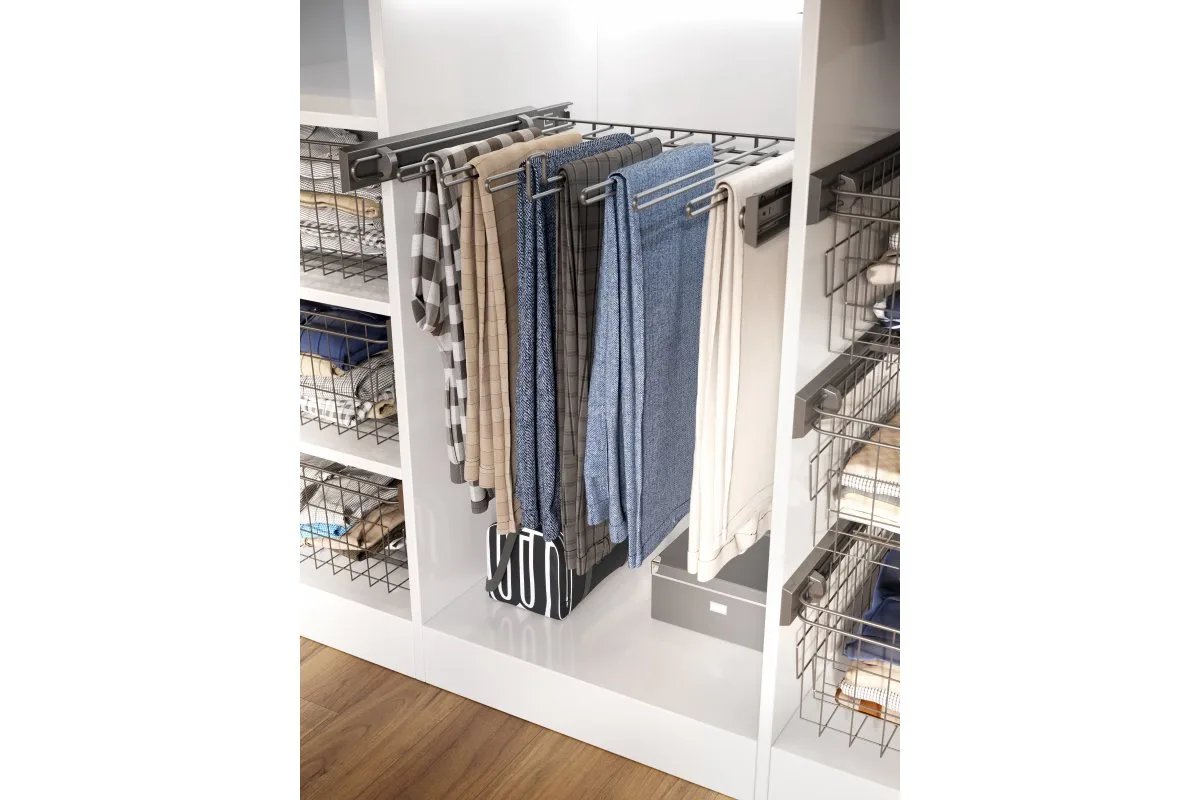 Вешалка для брюк SMART 700 мм, графит