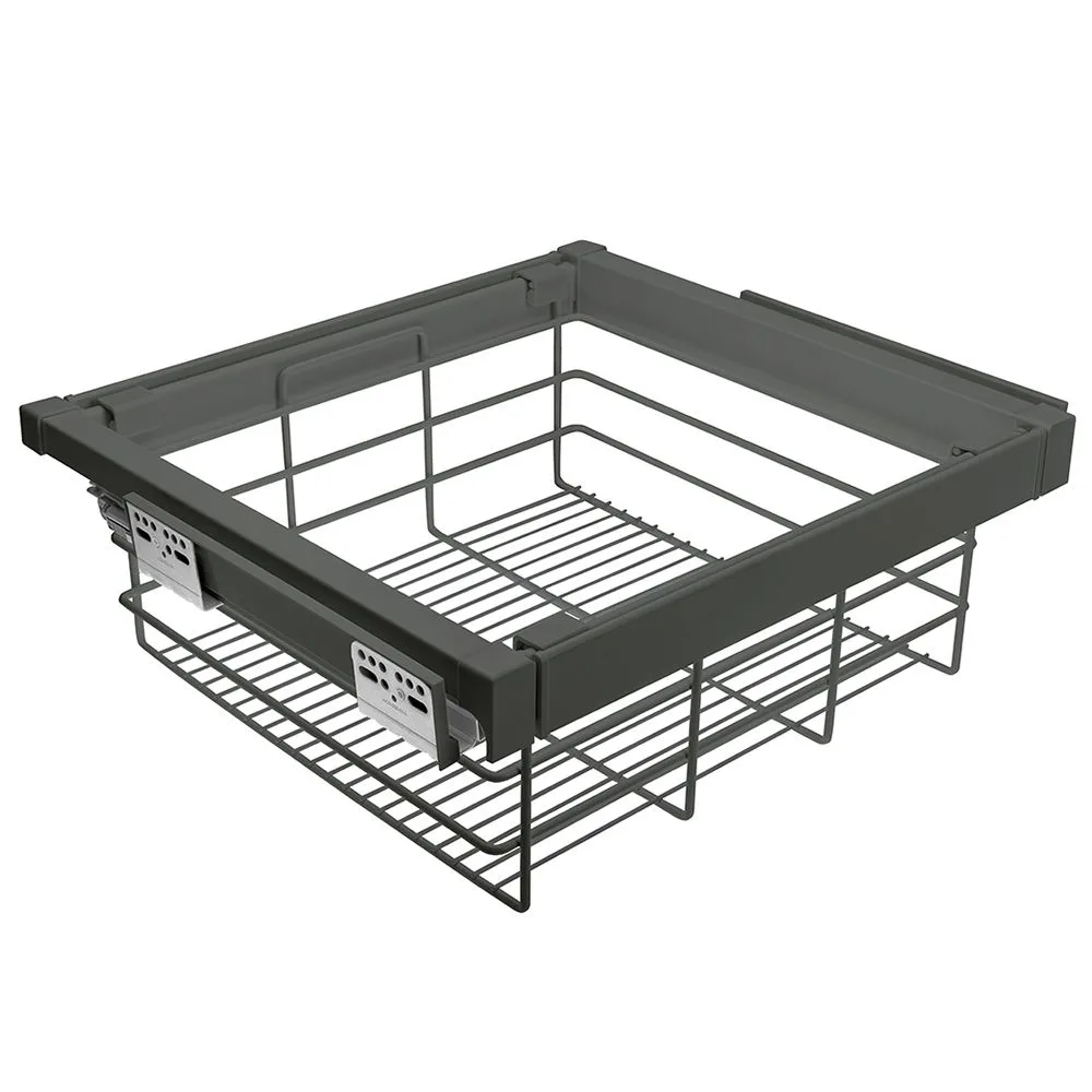 Корзина для белья ELITE 600 мм, графит