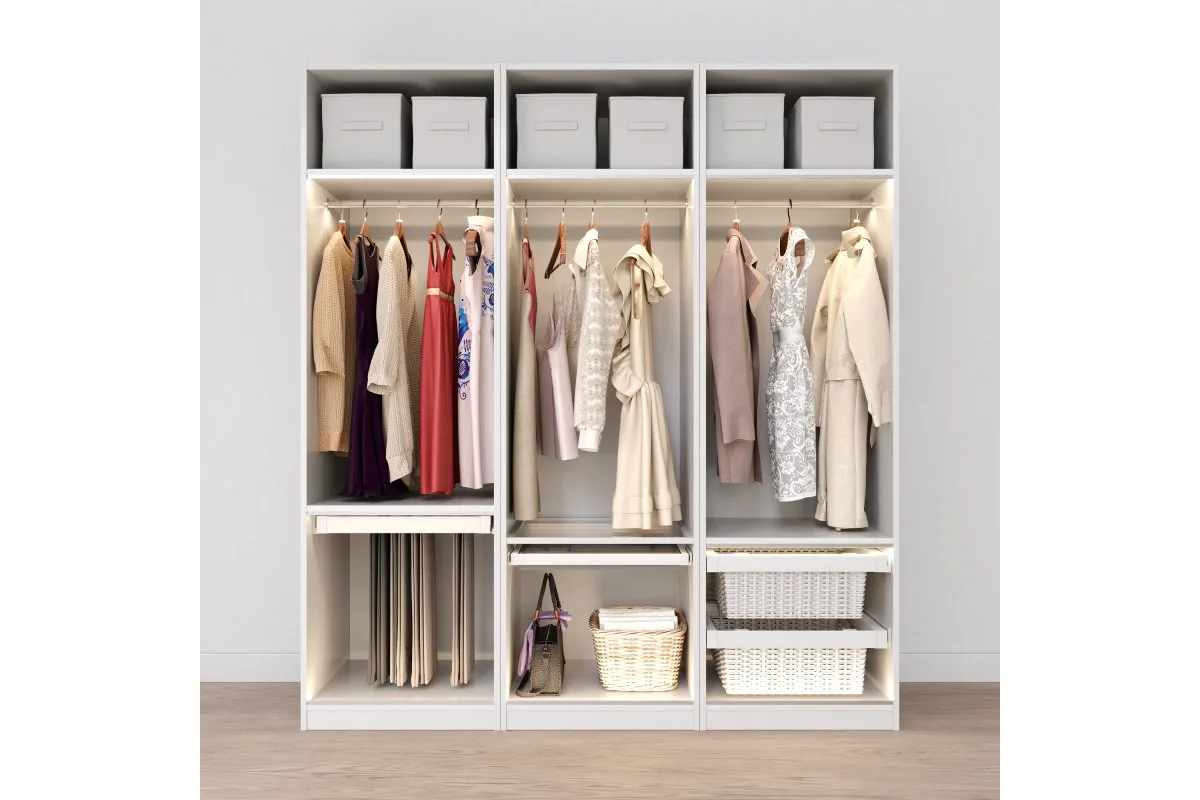 Корзина для белья ELITE 900 мм из ротанга ,белая