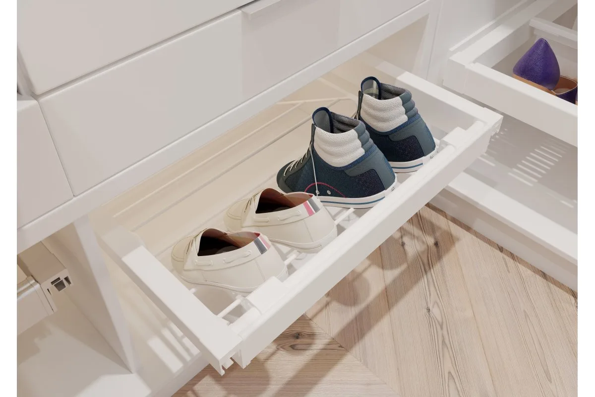 Полка для обуви GTV ELITE 900мм белая