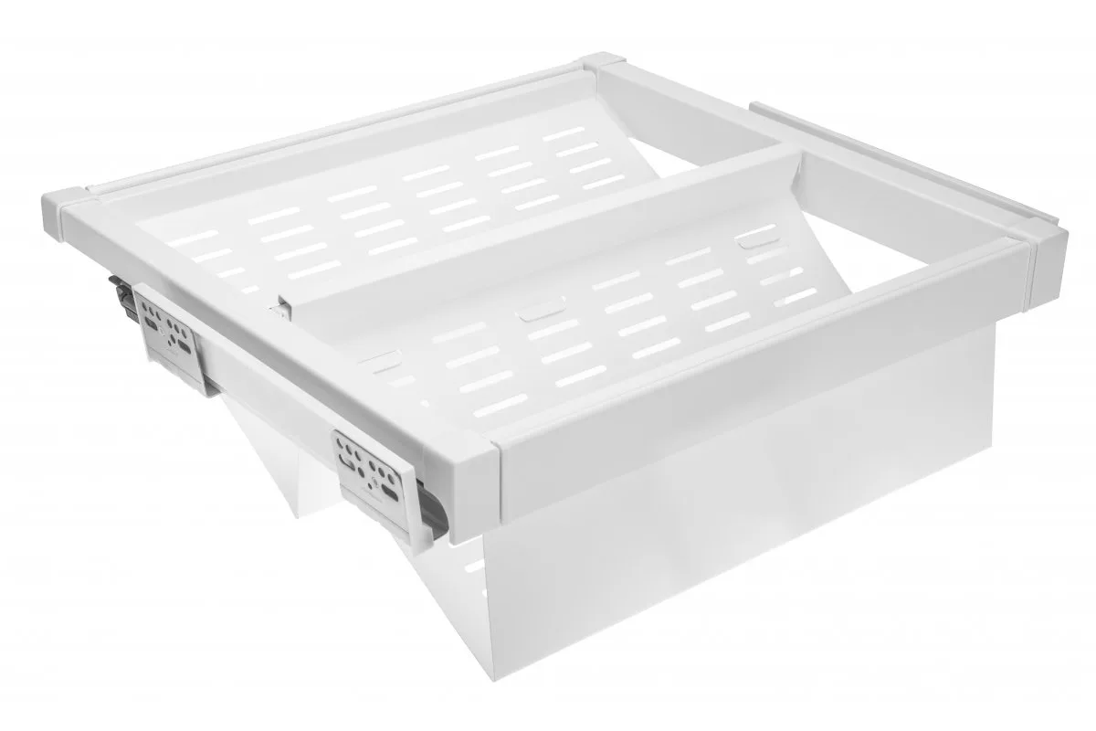 Полка для обуви перфорированная GTV ELITE 900мм белая