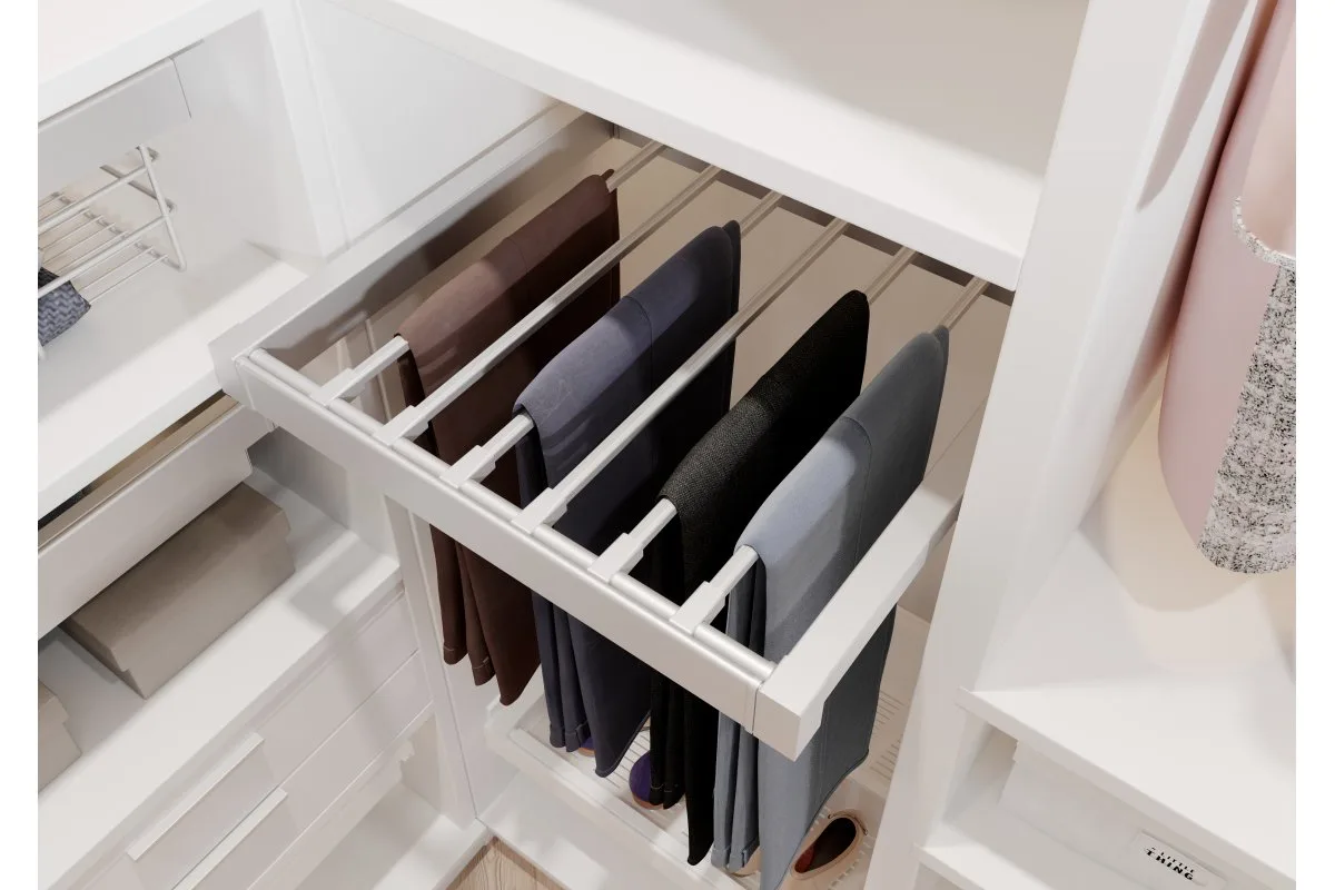 Вешалка для брюк ELITE 800 мм, белый