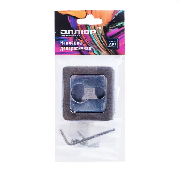 Накладка для ц м АЛЛЮР АРТ ET-S1 MAB CP(4232)мат.бронза хром (100 10)