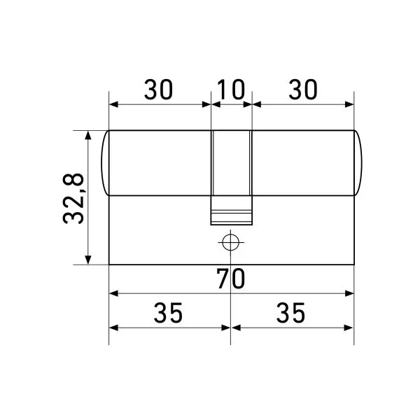 Стандарт MAX 70 (35х35) SN 5кл перф.ключ ключ Цилиндровый механизм(100 10)