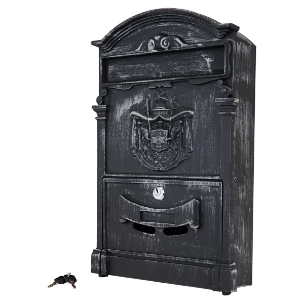 Ящик почтовый № 4010В старое серебро