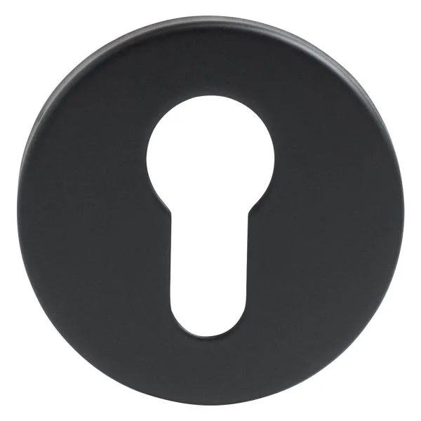 Накладка для ц м СТАНДАРТ 0200 BLACK ЧЕРНАЯ INOX нержавеющая сталь (100 5)