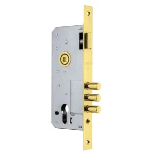 Корпус врезного замка с защёлкой DD900 C-45.85.3MR (900 3MR W B) PB латунь
