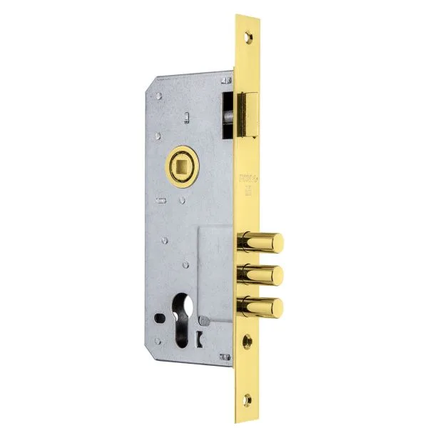 Корпус врезного замка с защёлкой DD900 C-45.85.3MR (900 3MR W B) PB латунь