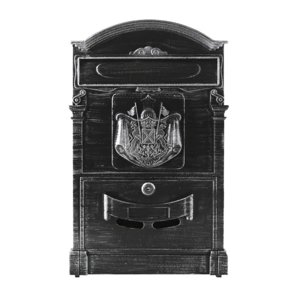 Ящик почтовый № 4010В старое серебро