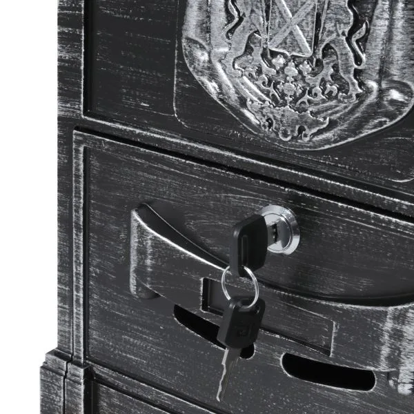 Ящик почтовый № 4010В старое серебро