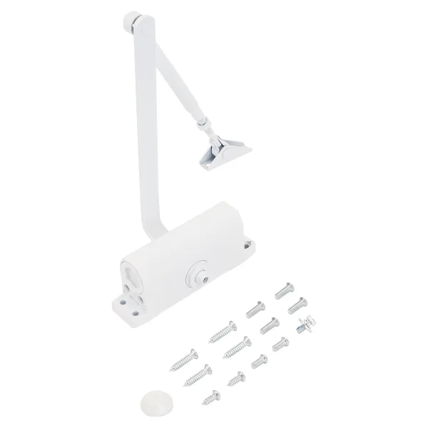 NOTEDO Доводчик дверной DC-060 WHITE до 80 кг белый