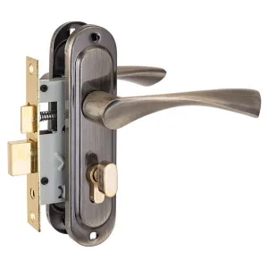 СТАНДАРТ 103 50B вертушка AB старая бронза Замок врезной с руч