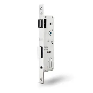 Корпус узкопрофильного замка с защёлкой 192 P (30 mm) (хром) без от пл.