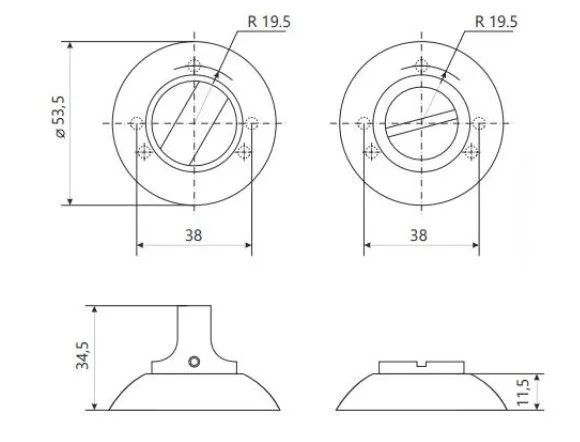 Фиксатор Code Deco WC-1403-AB