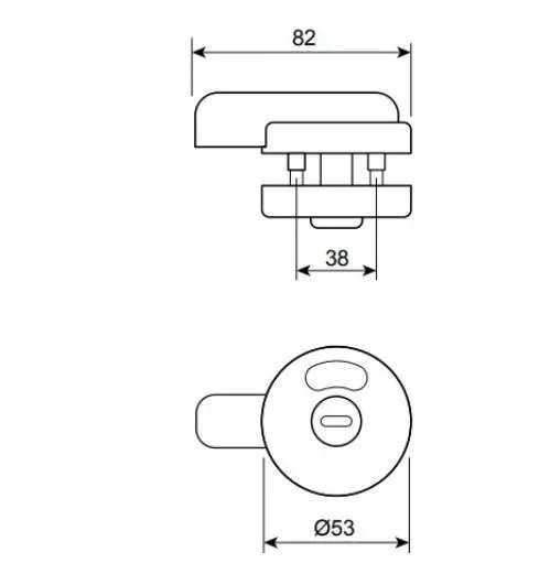 Фиксатор Avers WC-5207-P-GR