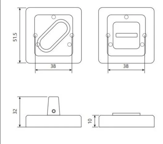 Фиксатор Code Deco WC-2207-NIS
