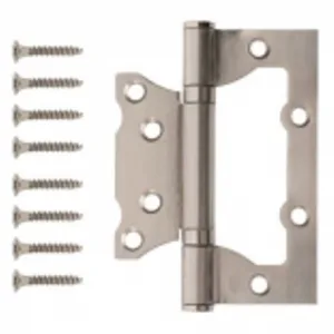 Петля накладная LS 100*75*2 5-SN(мат. никель) Комплект 2 шт