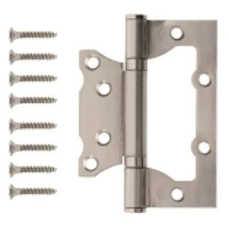 Петля накладная LS 100*75*2 5-SN(мат. никель) Комплект 2 шт