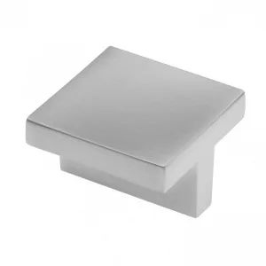 Ручка-кнопка UZ-40, шлифованная сталь