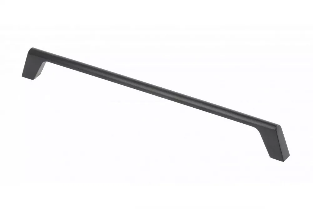 Ручка мебельная UZ-G2 L-224мм, черный матовый