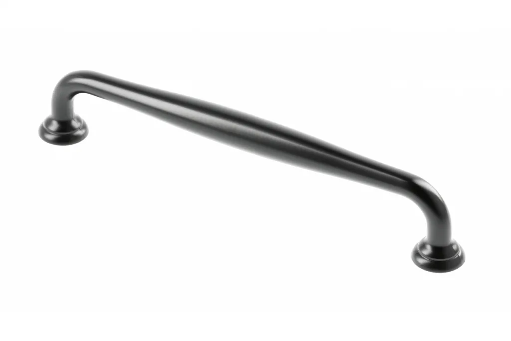 Ручка мебельная STILO L-160мм, черный матовый