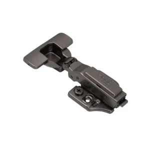 Петля накладная с доводчиком 45мм h0 clip-on PRIME by AKS 3D черный никель (саморезы, заглушки) (упак. = 2 шт.)