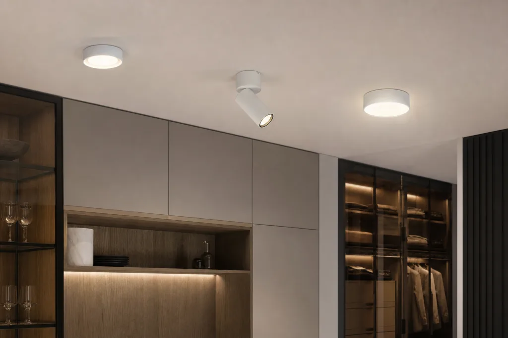 Накладные светильники под GX53, GU10 и встроенный LED: как выбрать без ошибки