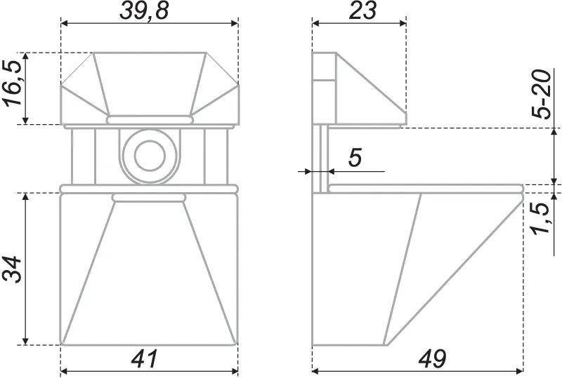 Полкодержатель P508GP.2