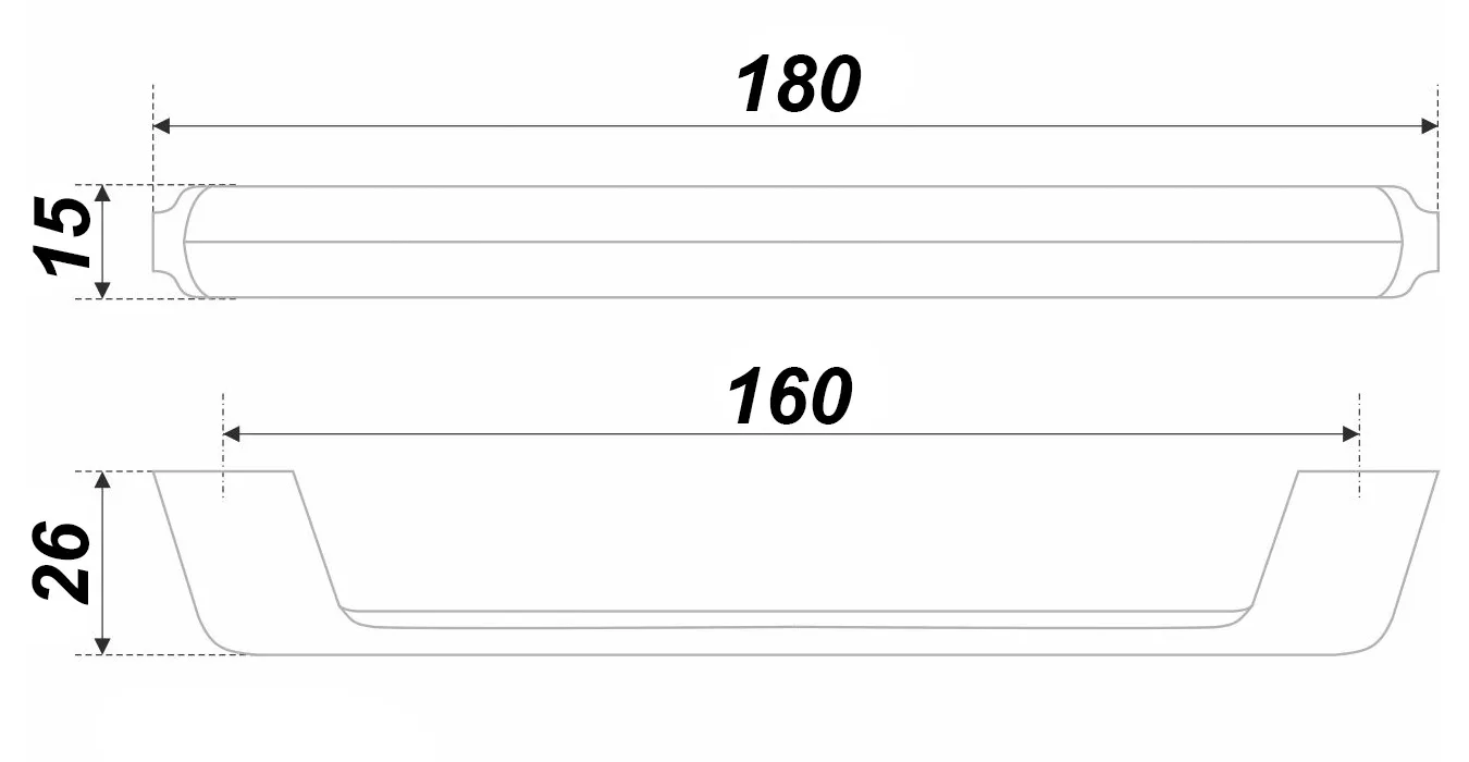 Мебельная ручка СТЕП RS196BSN.4/160