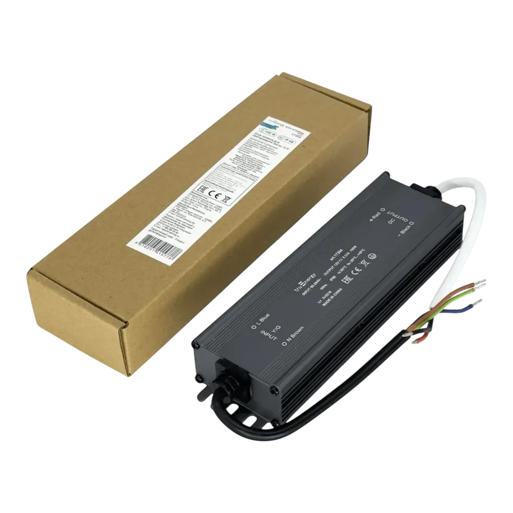 Блок питания для светодиодной ленты, серия Block Waterproof, 12V, 100W, IP68, 3 года гарантии