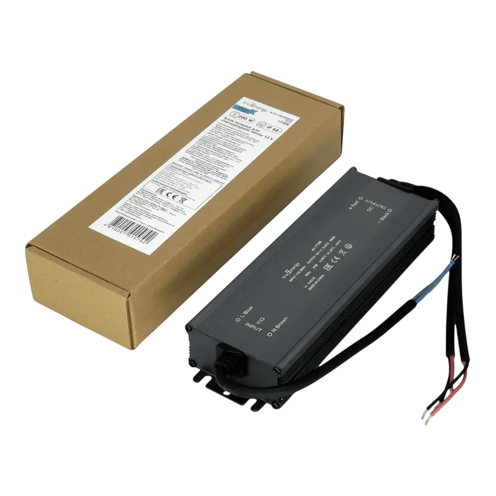 Блок питания WATERPROOF арт. wp200w12v